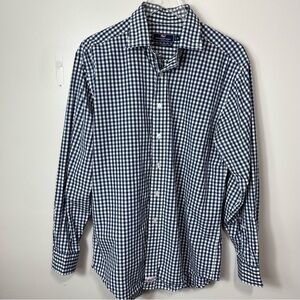 Vineyard Vines Blue Gingham Murray Shirt size Medium 1645